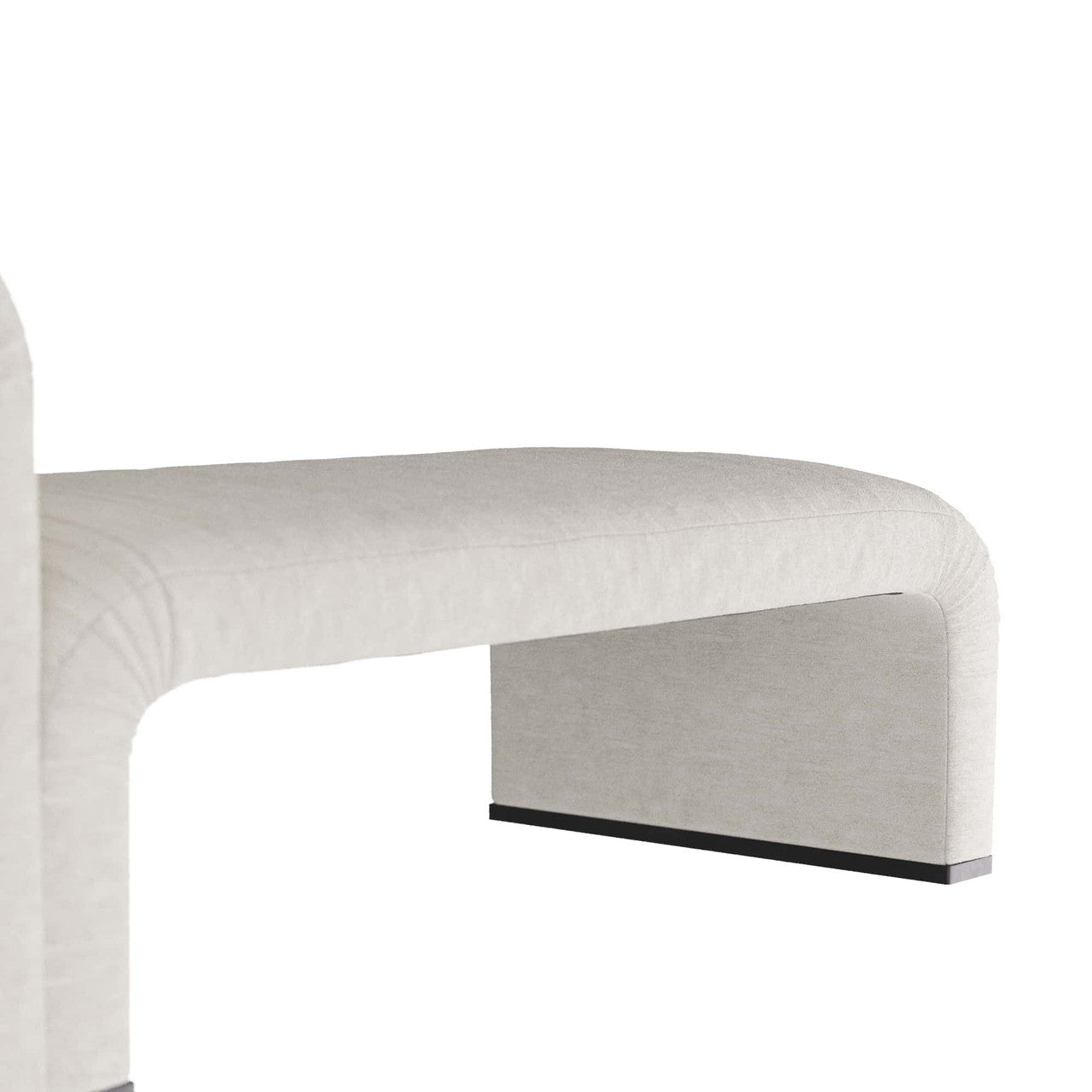 Arteriors Home Weaver Chaise Polar Boucl√© FTU03