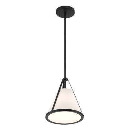 Crystorama Fulton 1 Light Black Pendant FUL-900-BK