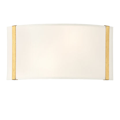 Crystorama Fulton 2 Light Antique Gold Wall Mount FUL-902-GA