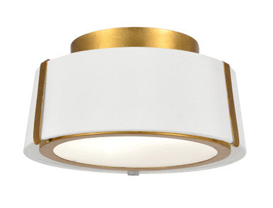 Crystorama Fulton 2 Light Antique Gold Ceiling Mount FUL-903-GA