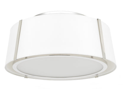 Crystorama Fulton 3 Light Polished Nickel Ceiling Mount FUL-905-PN