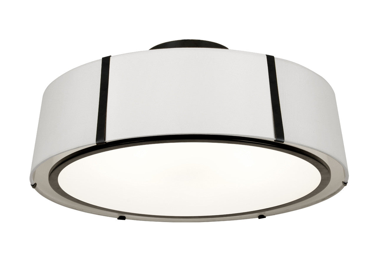 Crystorama Fulton 6 Light Matte Black Ceiling Mount FUL-907-BK_CEILING