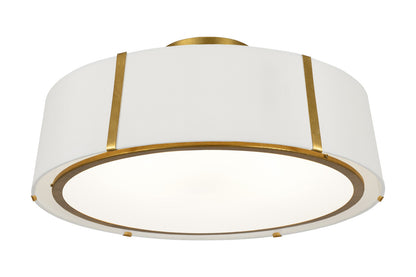 Crystorama Fulton 6 Light Antique Gold Ceiling Mount FUL-907-GA_CEILING