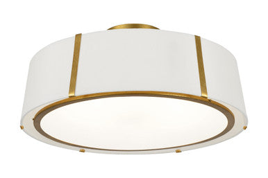 Crystorama Fulton 6 Light Antique Gold Ceiling Mount FUL-907-GA_CEILING