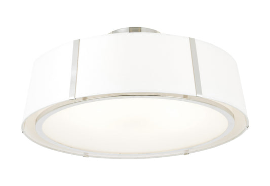 Crystorama Fulton 6 Light Polished Nickel Ceiling Mount FUL-907-PN_CEILING