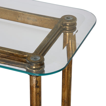 Uttermost Elenio Glass Console Table 24421