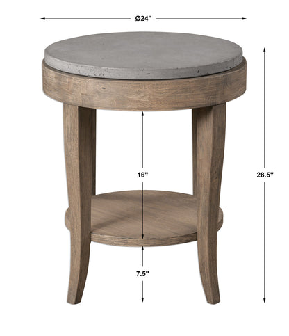 Uttermost Deka Round Side Table 25909