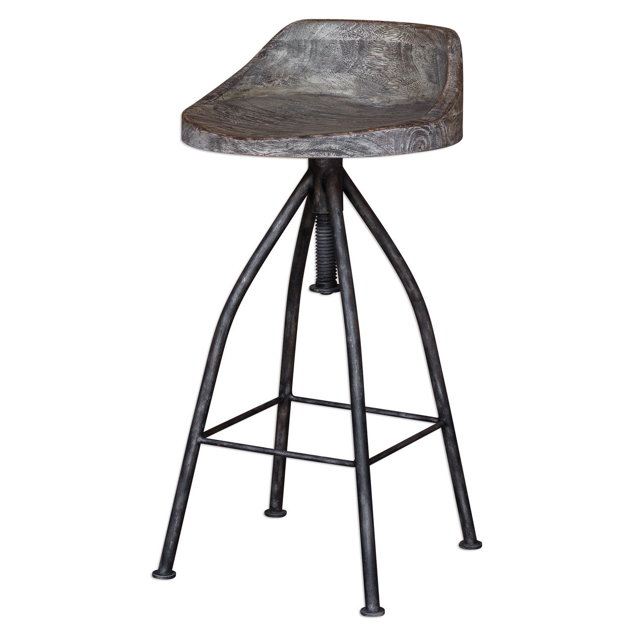 Uttermost Kairu Wooden Bar Stool 25726