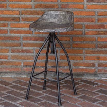 Uttermost Kairu Wooden Bar Stool 25726