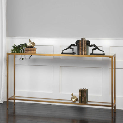 Uttermost Hayley Gold Console Table 24685