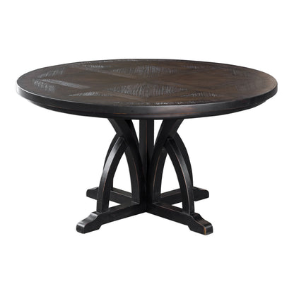 Uttermost Maiva Round Black Dining Table 25861