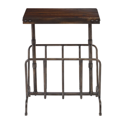 Uttermost Sonora Industrial Magazine Accent Table 25326