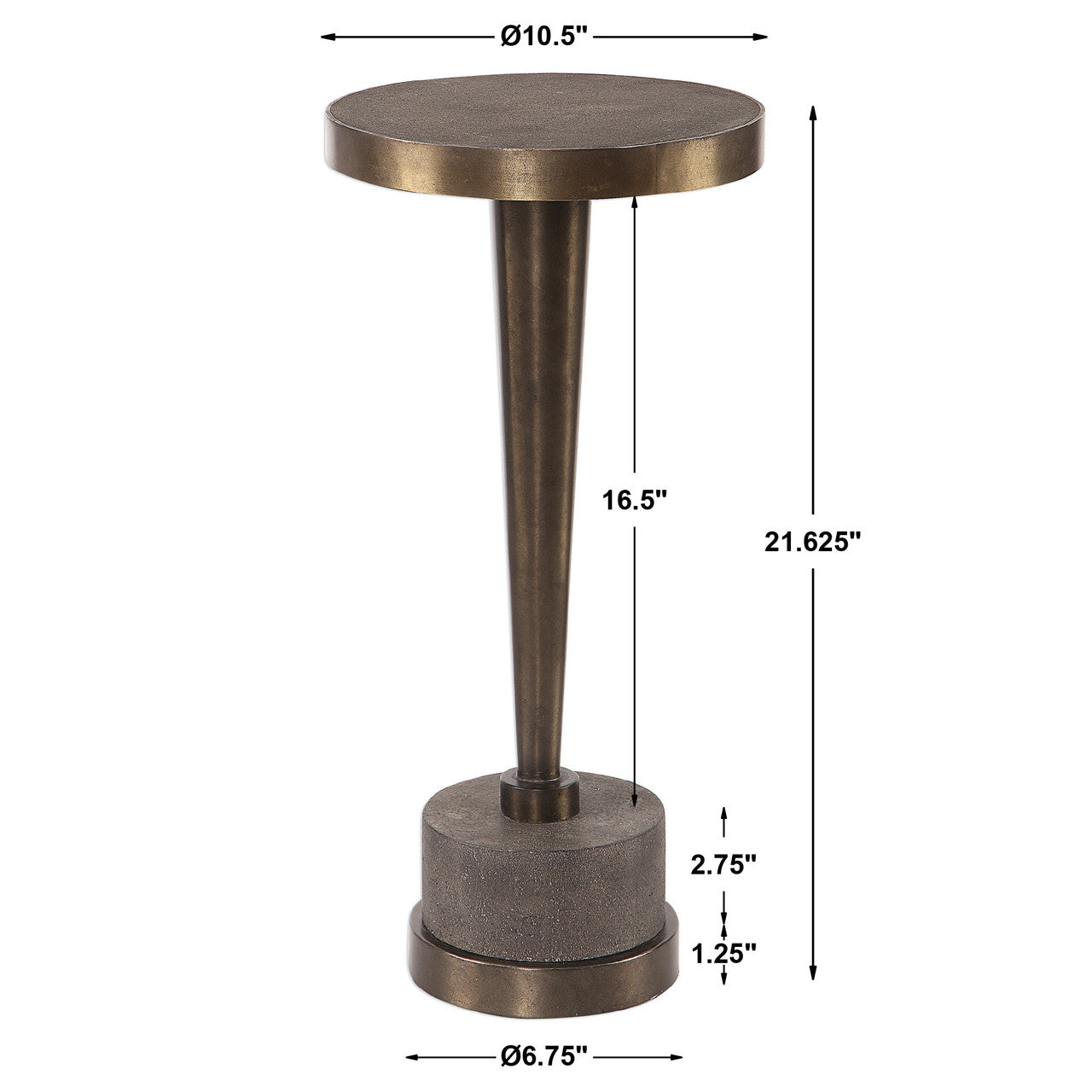 Uttermost Masika Bronze Accent Table 24863