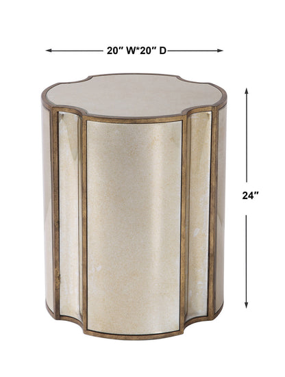 Uttermost Harlow Mirrored Accent Table 24888