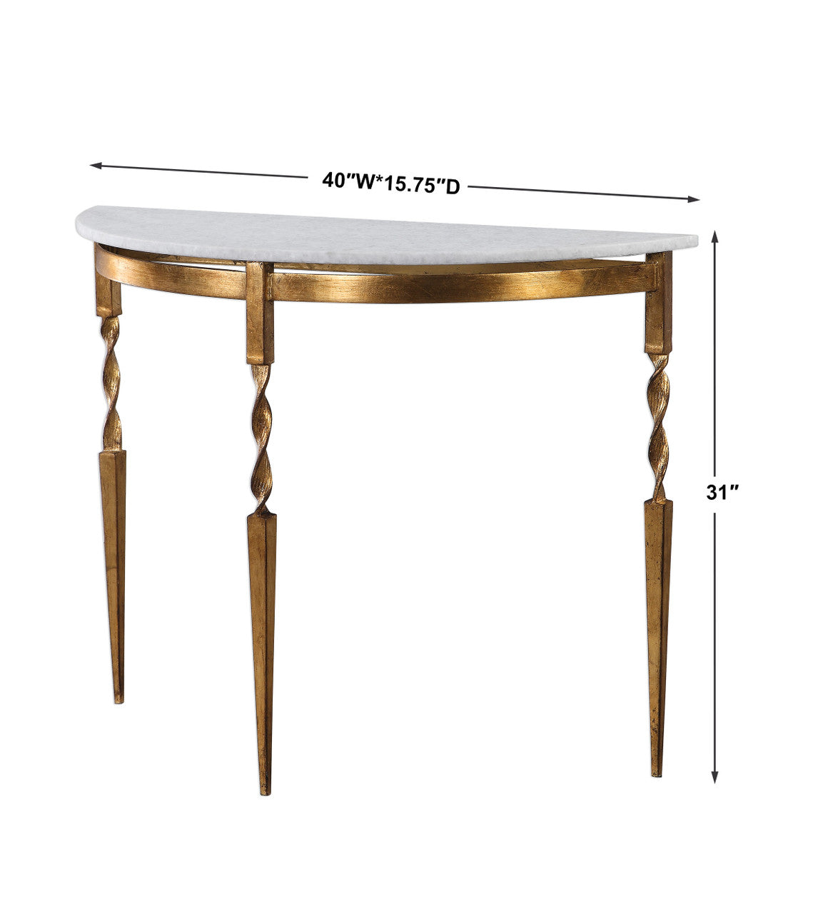 Uttermost Imelda Demilune Console Table 24881