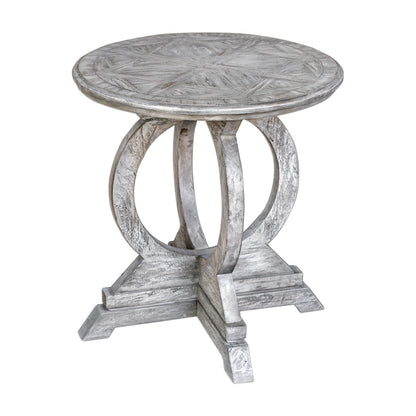 Uttermost Maiva White Side Table 25426