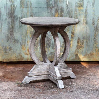 Uttermost Maiva White Side Table 25426