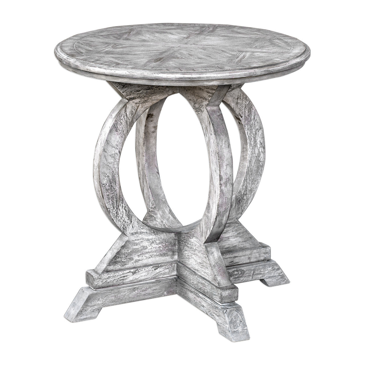 Uttermost Maiva White Side Table 25426