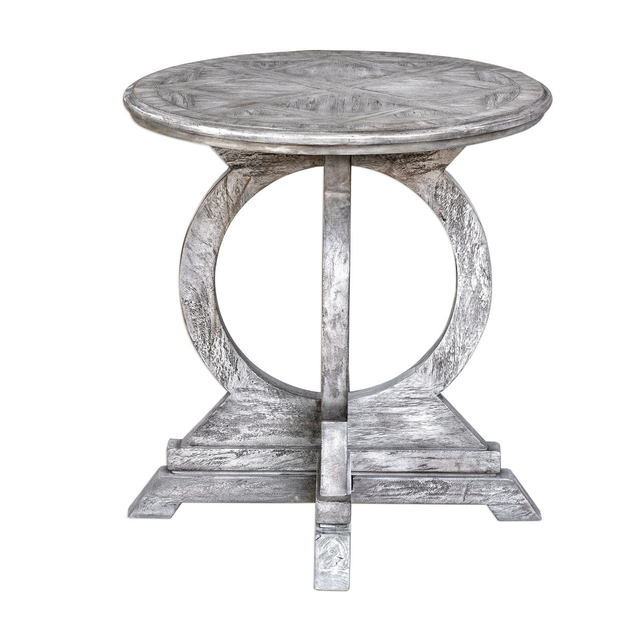 Uttermost Maiva White Side Table 25426