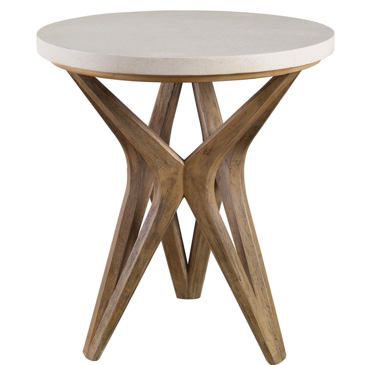 Uttermost Marnie Limestone Side Table 25437