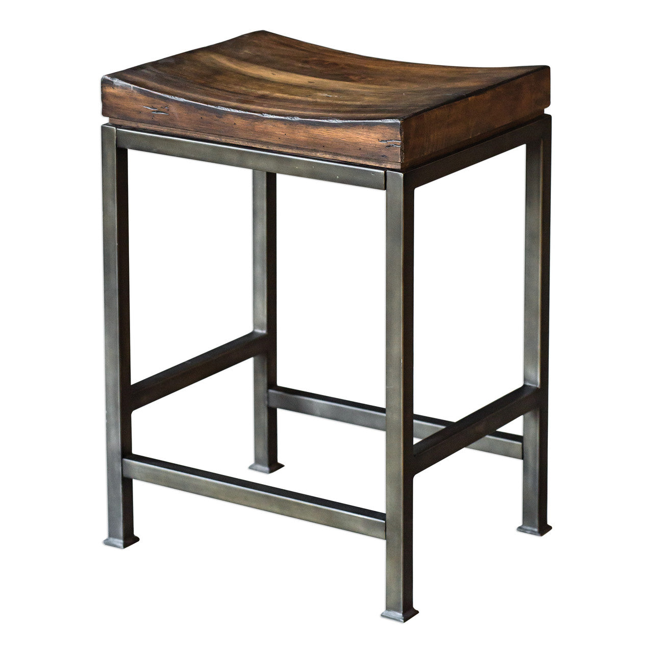 Uttermost Beck Wood Counter Stool 25441