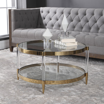 Uttermost Kellen Glass Coffee Table 24895