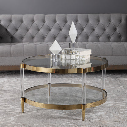 Uttermost Kellen Glass Coffee Table 24895