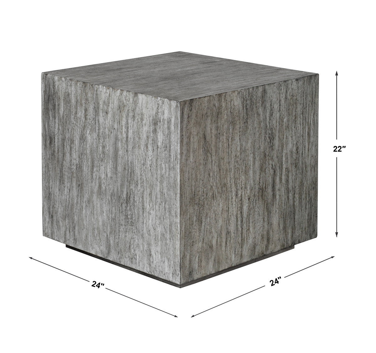 Uttermost Kareem Modern Gray Side Table 25442