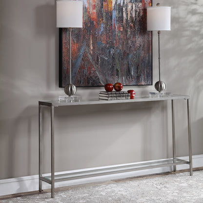 Uttermost Hayley Silver Console Table 24913