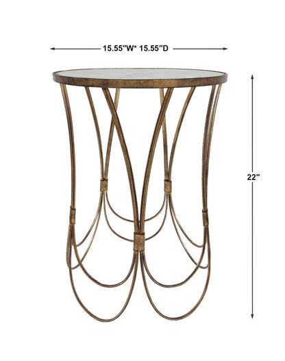 Uttermost Kalindra Gold Accent Table 25056