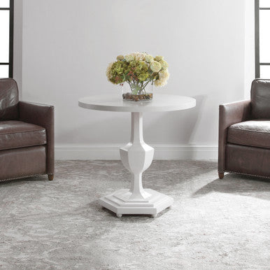 Uttermost Kabarda White Foyer Table 24945