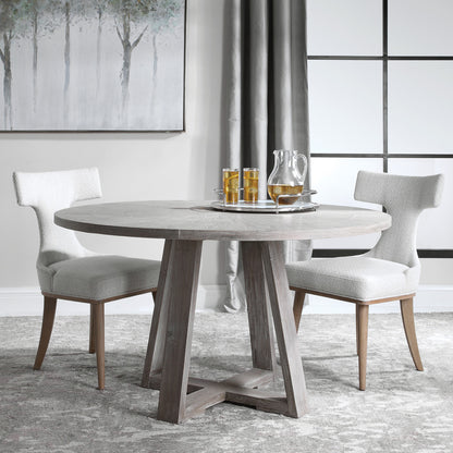 Uttermost Gidran Gray Dining Table 24952