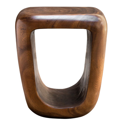 Uttermost Loophole Wooden Accent Stool 25457