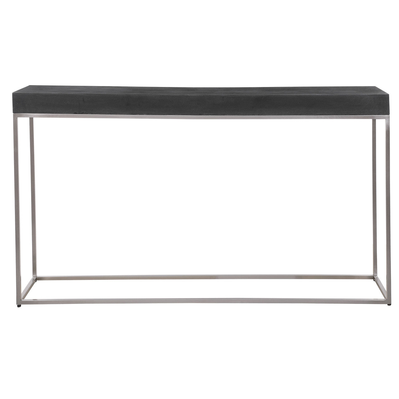 Uttermost Jase Black Concrete Console Table 24974