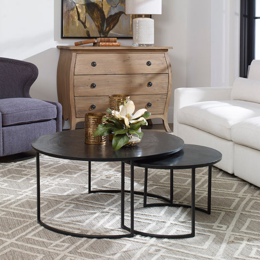 Uttermost Barnette Modern Nesting Coffee Tables S/2 25109