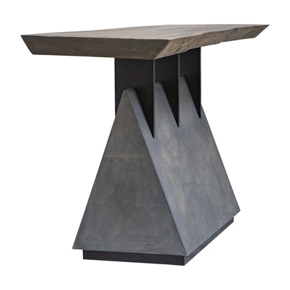 Uttermost Vessel Industrial Console Table 25482