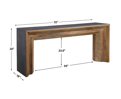 Uttermost Vail Reclaimed Wood Console Table 24987