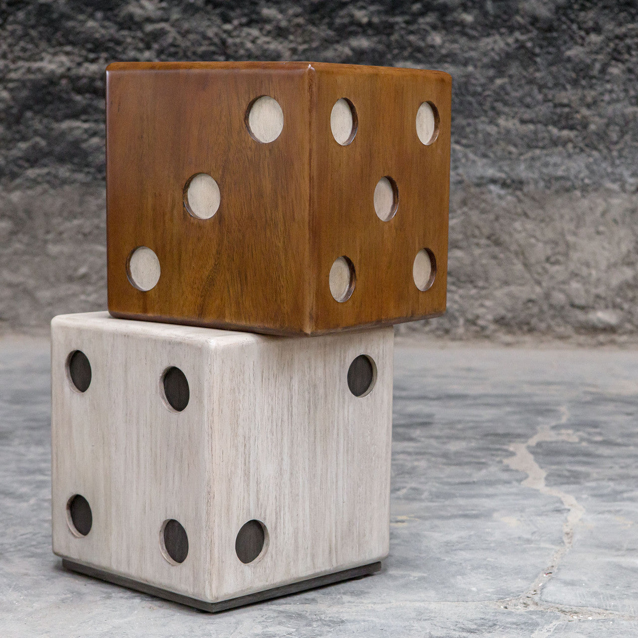 Uttermost Roll The Dice Accent Table 25485