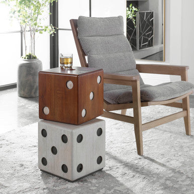 Uttermost Roll The Dice Accent Table 25485