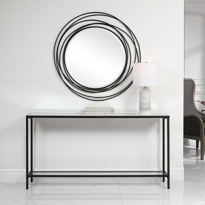 Uttermost Hayley Black Console Table 24997