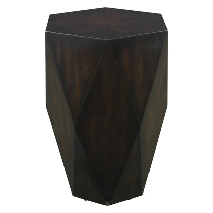 Uttermost Volker Black Wooden Side Table 25492