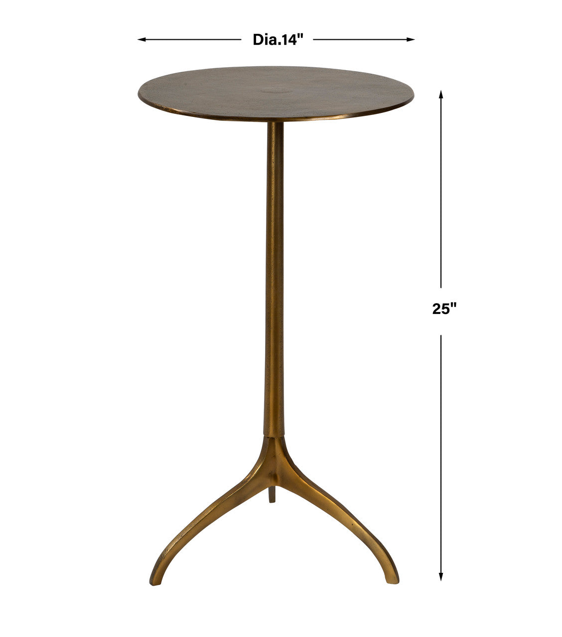 Uttermost Beacon Gold Accent Table 25149