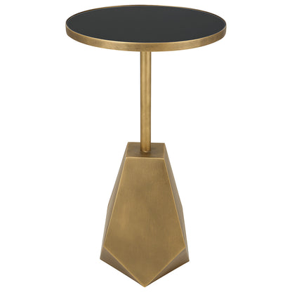 Uttermost Comet Geometric Bronze Accent Table 25211