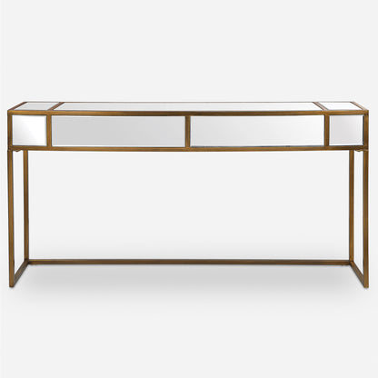 Uttermost Reflect Mirrored Console Table 25286