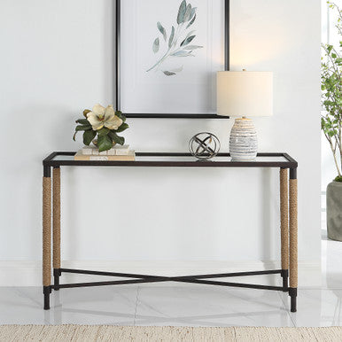 Uttermost Braddock Coastal Console Table 22880