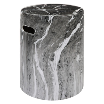 Uttermost Marvel Marbled Garden Stool 22896