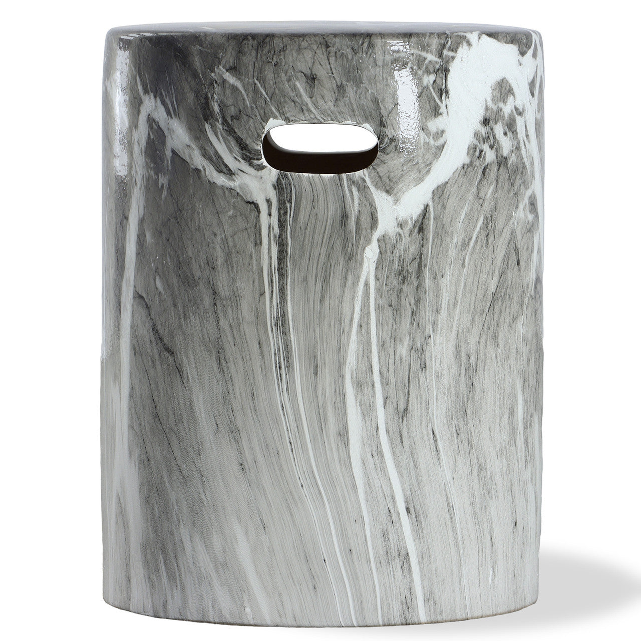 Uttermost Marvel Marbled Garden Stool 22896