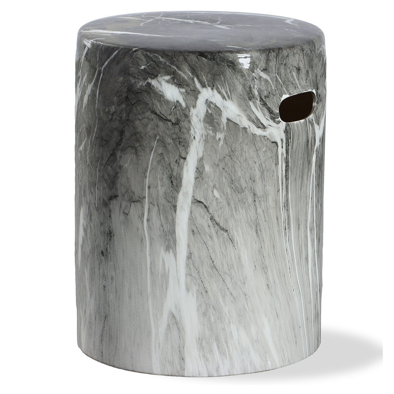 Uttermost Marvel Marbled Garden Stool 22896