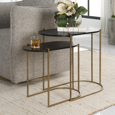 Uttermost Aztec Wood Nesting Tables, Set/2 22882