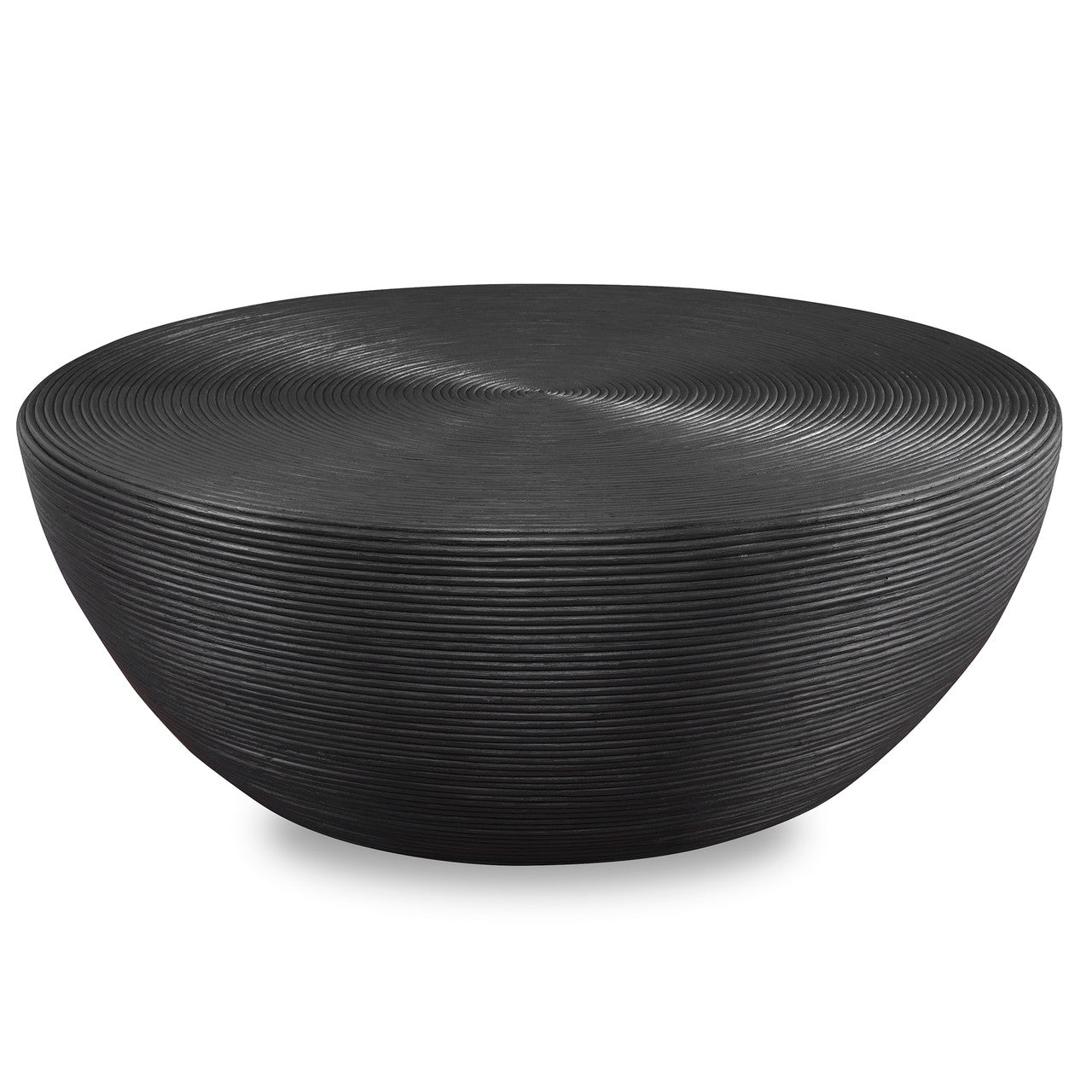 Uttermost Bongo Black Rattan Coffee Table 22919